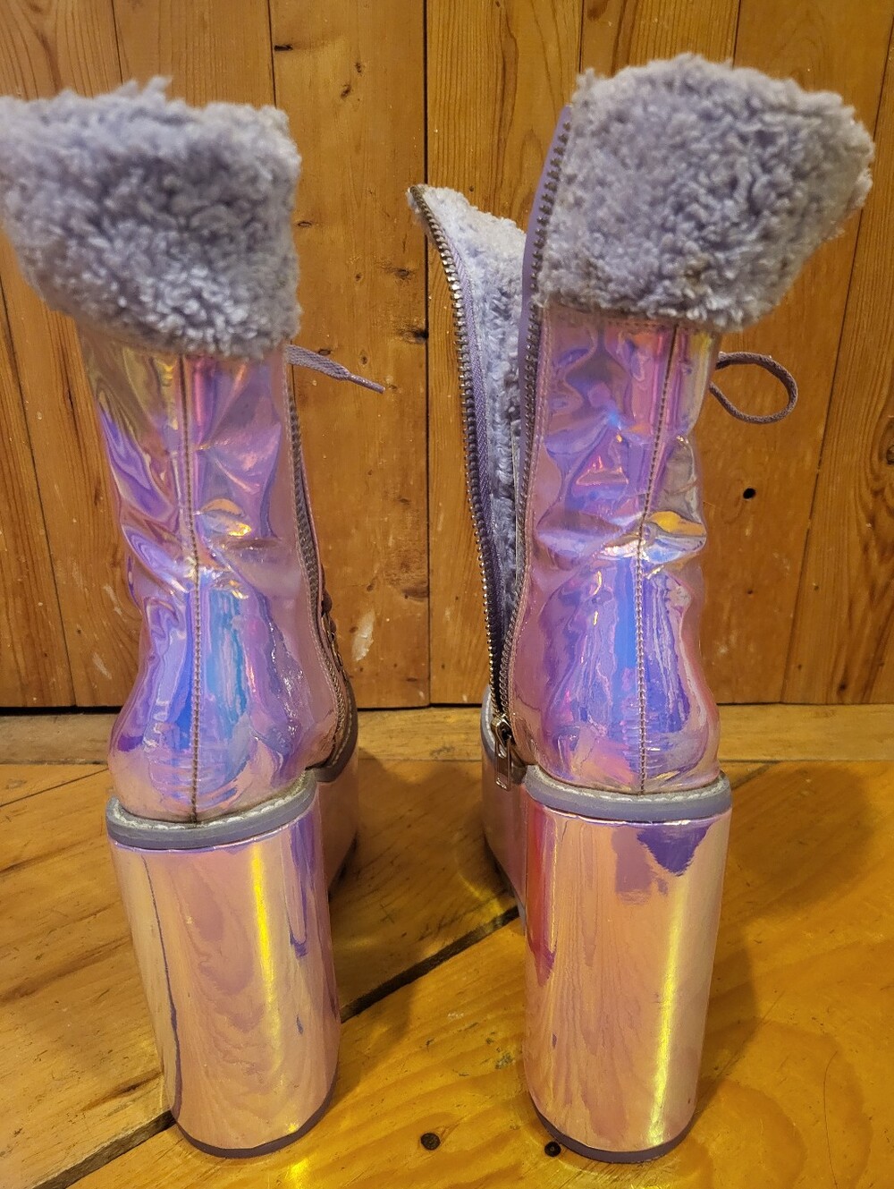 Club Exx Frostbitten Platform Boots Dollskill - Picture 4 of 6